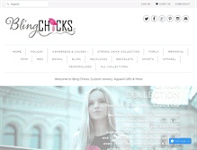 Tablet Screenshot of blingchicks.com